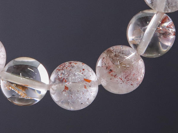 エレスチャルとオーロラクォーツ・ブレスレット（約10mm玉）［No.14