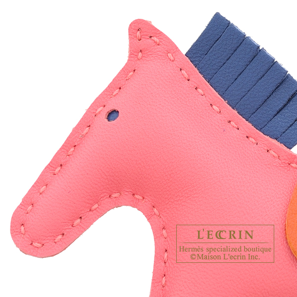 エルメス ロデオチャームPM ローズアザレ/ブルードマルト アニョーミロ