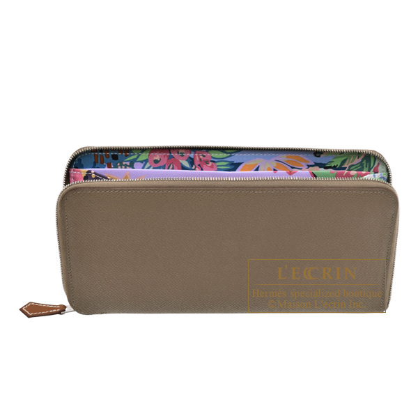 エルメス アザップ シルクイン ロング エトゥープ/ カシス ヴォー