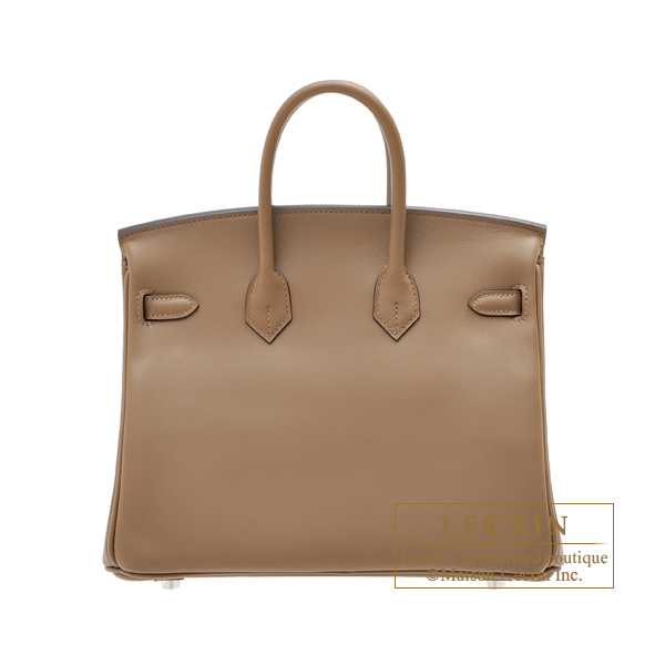 エルメス バーキン25 ベージュドゥワイマール ジョナサン シルバー金具