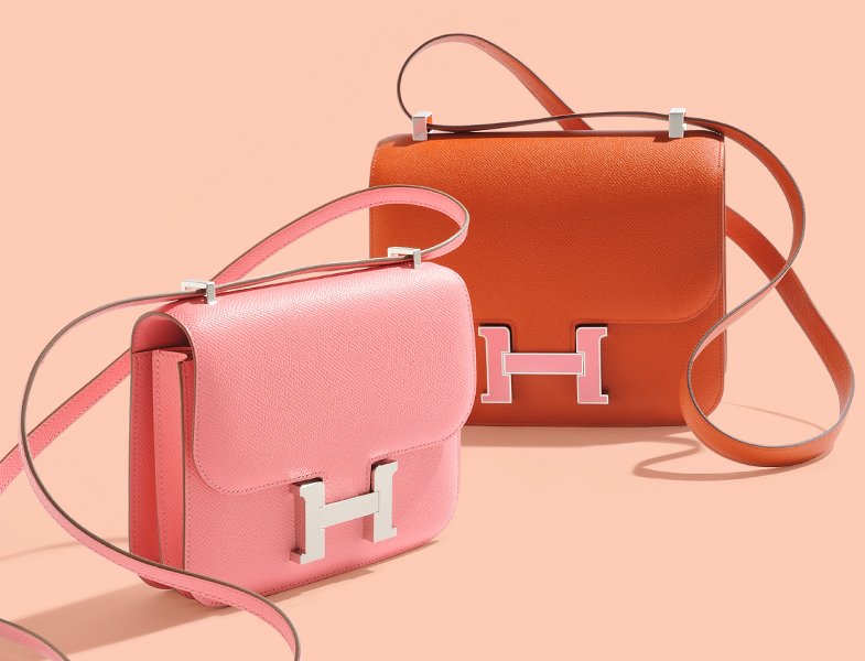 エルメス コンスタンス24 テールバテュー/ ローズコンフェッティ