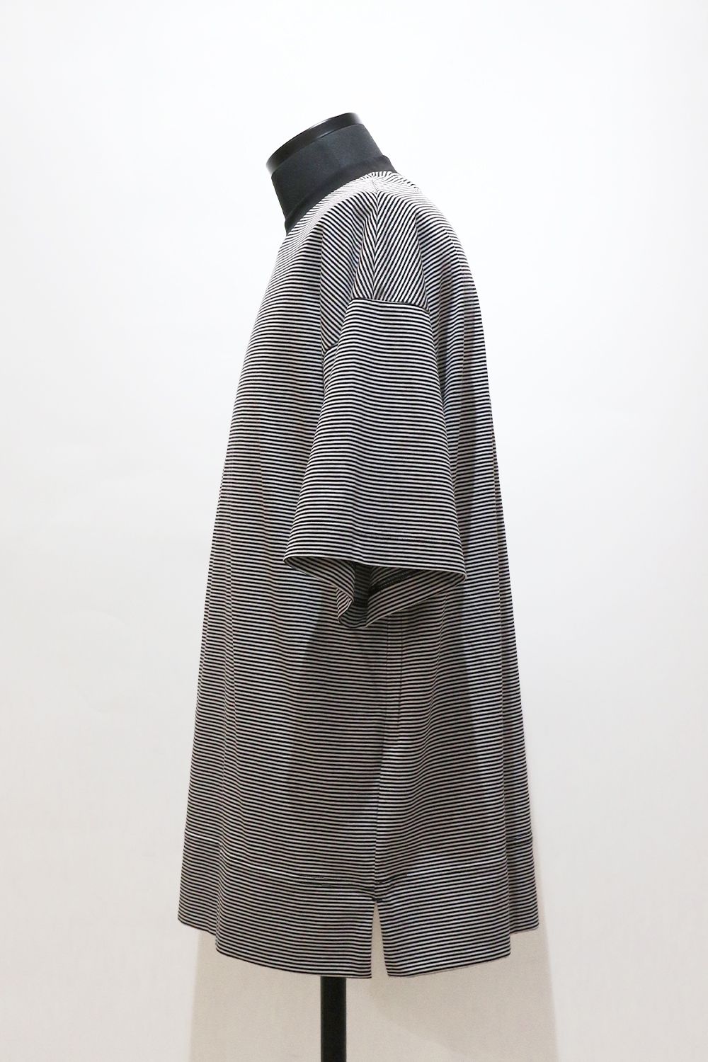 MARKAWARE - 30/- ORGANIC COTTON BORDER KNIT BOX Tee / オーガニック