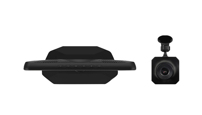 Lanmodo Vast M1: Screen Lens Separated Dual 1080P Automotive Night