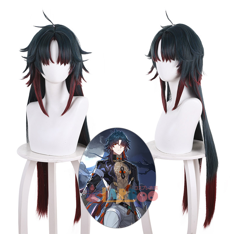 崩壊：スターレイル 刃-ジン コスプレウィッグ ネット付き 耐熱 cosplay