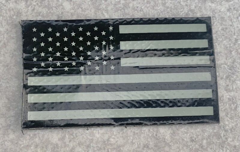 米軍実物 アメリカ国旗 IRパッチ ワッペン