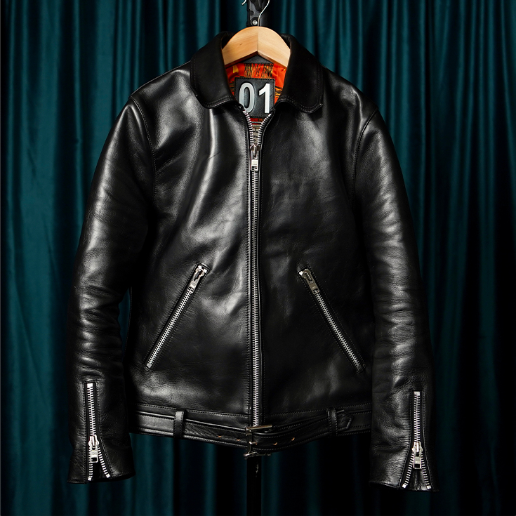 VaLLet 本革 シングルライダースジャケット メンズ ヴァレット