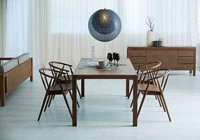 TRUNK2（トランクツー）ダイニングチェア DC1（ウォールナット