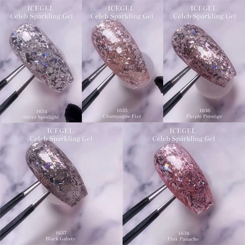 ICE GEL | 【先行発売】セレブスパークリングジェル5色セット＋