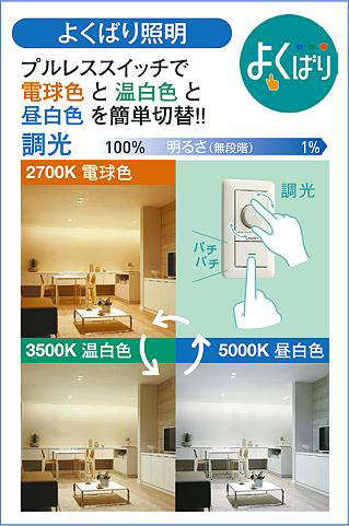 DAIKO 大光電機 色温度切替ダウンライト DDL-6808FWG | 商品紹介