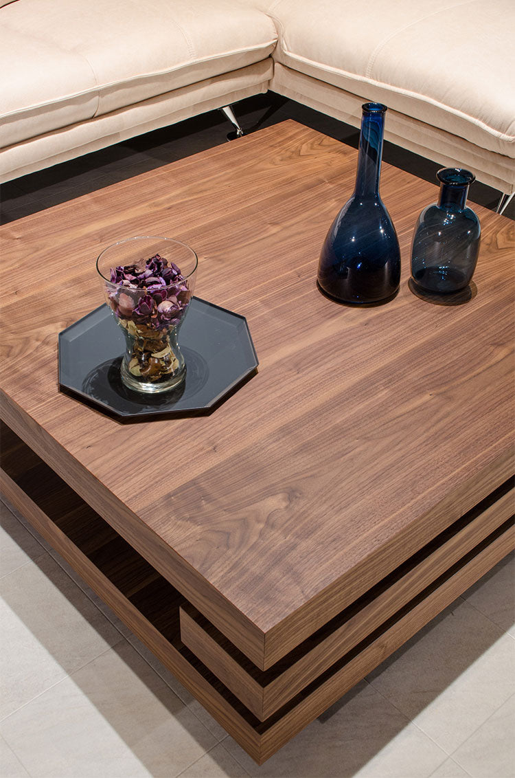 lushroom センターテーブル ウォールナット ブラックオーク ホワイト