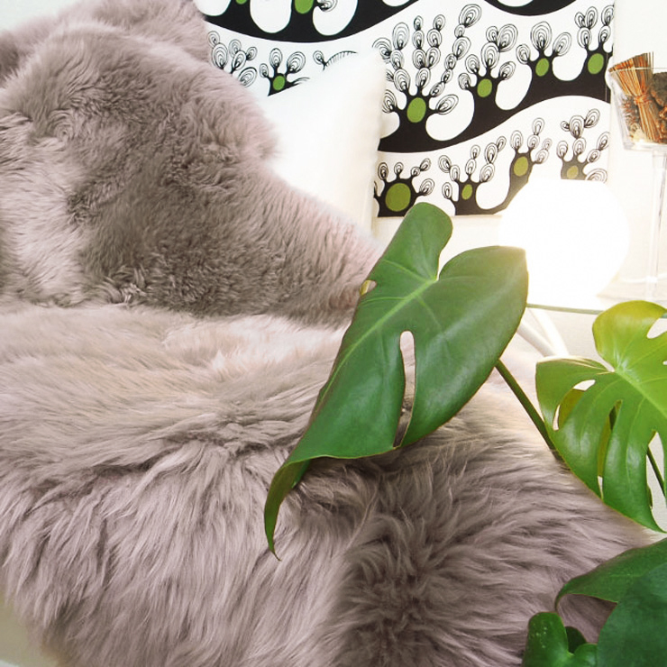 AUSKIN 長毛ムートンフリース プレミアムレーベル 1匹物 60×95