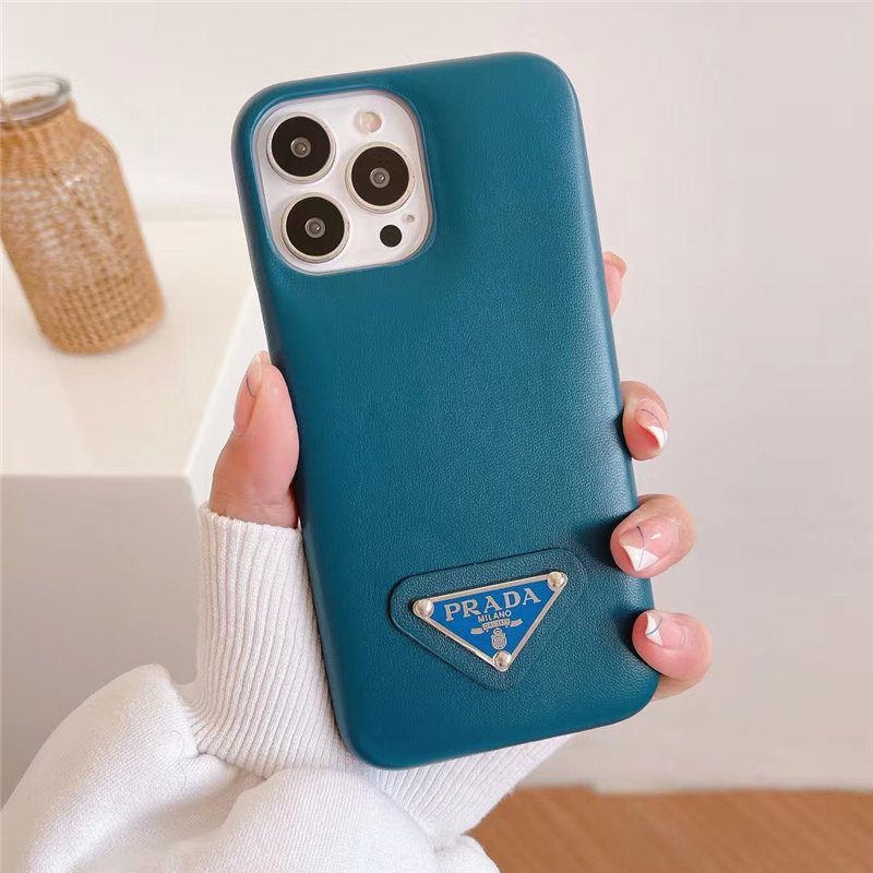 prada iphone16/16pro maxケース 革 ブランド iphone15/14/13pro