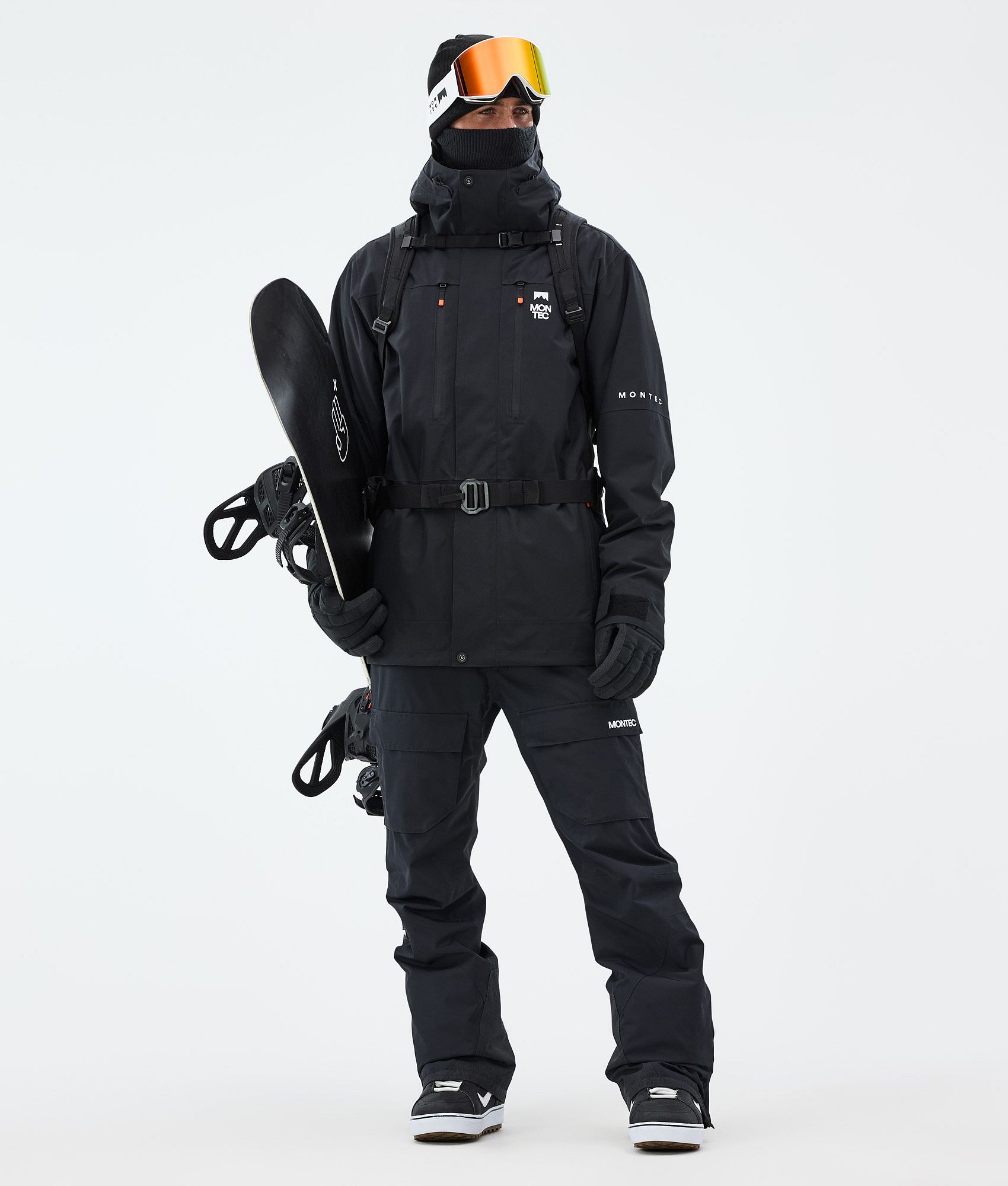 Montec Fawk Snowboard Jacket Men Black | Montecwear.com