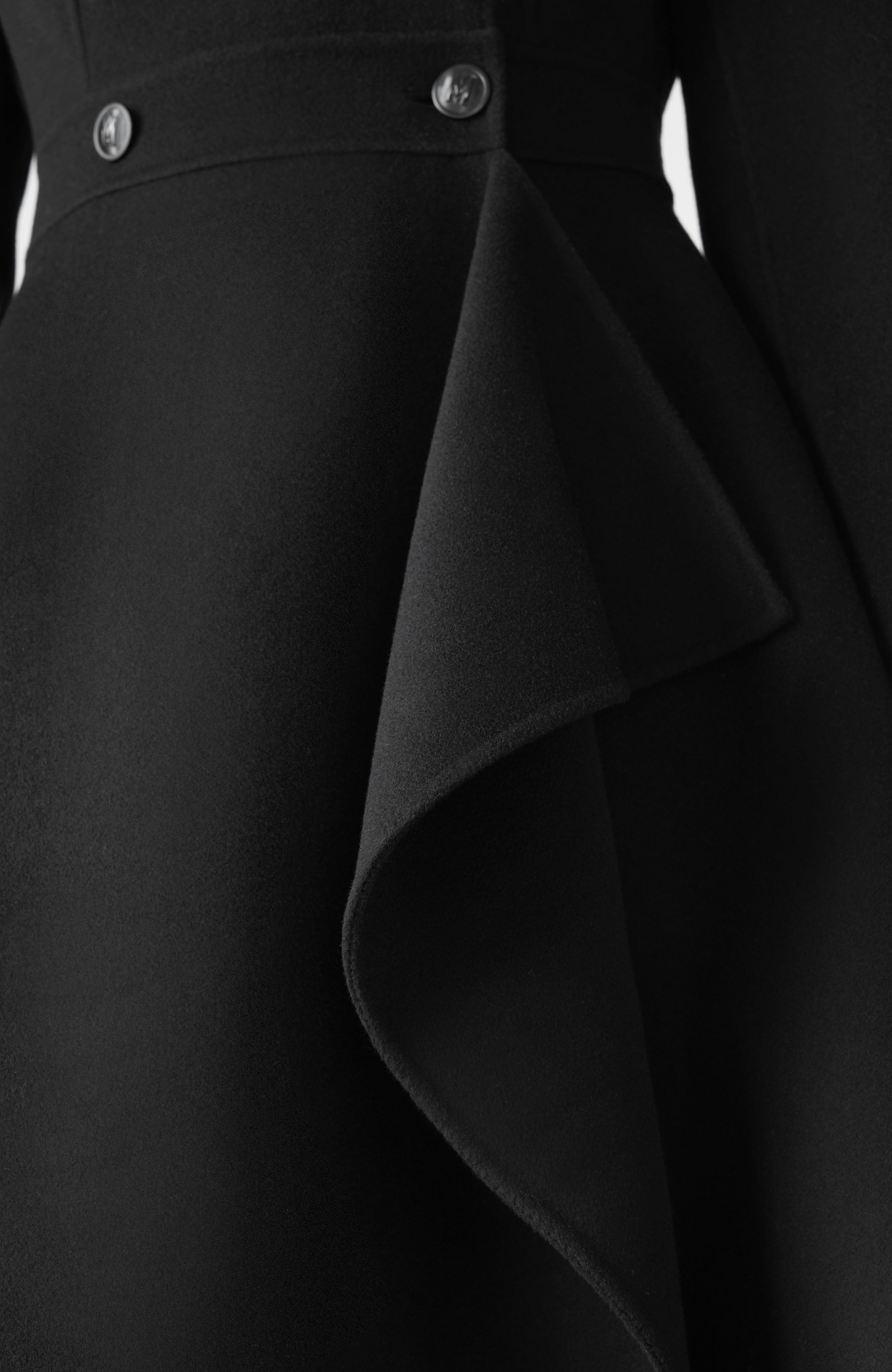 ANNIA Asymmetrical Wool Coat for Women | Mackage US