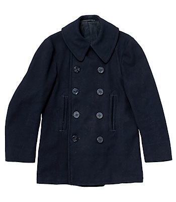 US NAVY(米海軍) 40's Pコート/10ボタン/サイズ：36/実物・極上