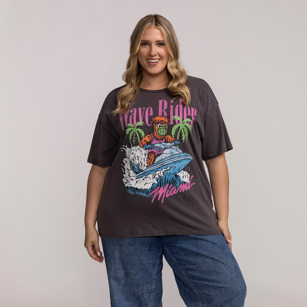 Court Culture Wave Rider Oversized Tee Miami HEAT Tee