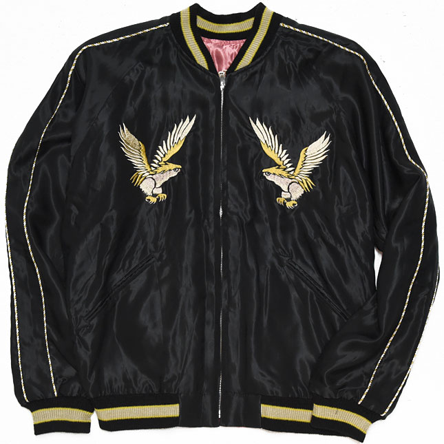 テーラー東洋スカジャン【JAPAN MAP×ROARING TIGER】リバーシブル