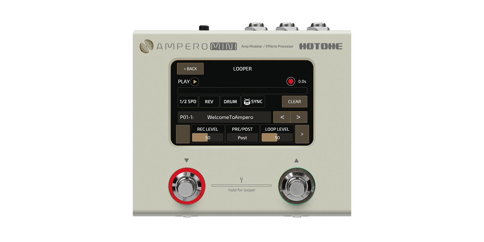 HOTONE Ampero Mini発売！機動力とパワーを備えた即戦力の超小型