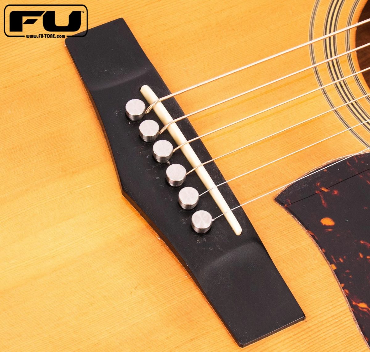 FU-Tone Titanium Acoustic Bridge Pins – SILVER/アコースティック