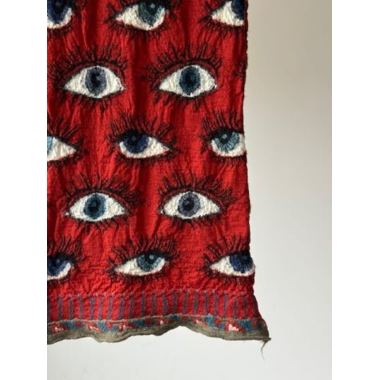 KAPITAL（キャピタル） 縮絨ウール SPEAKEASY HAPPYマフラー(RED