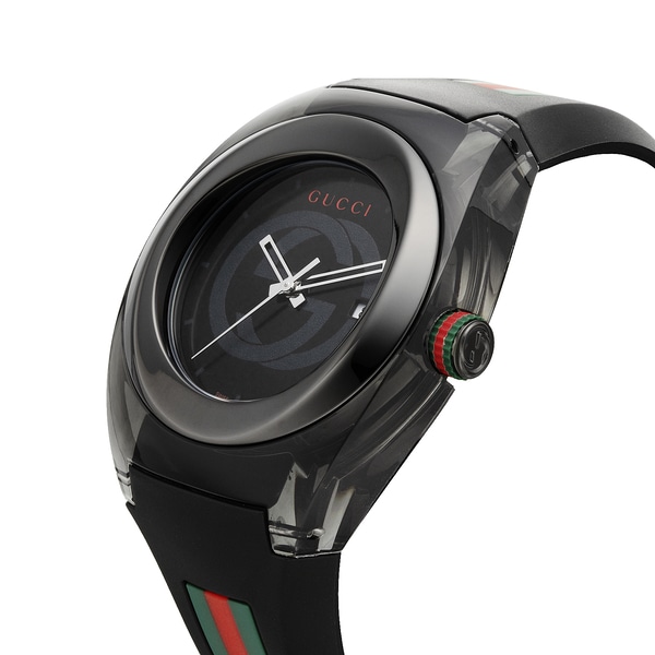 GUCCI グッチ SYNC シンク YA137107A クォーツ メンズ(オールブラック