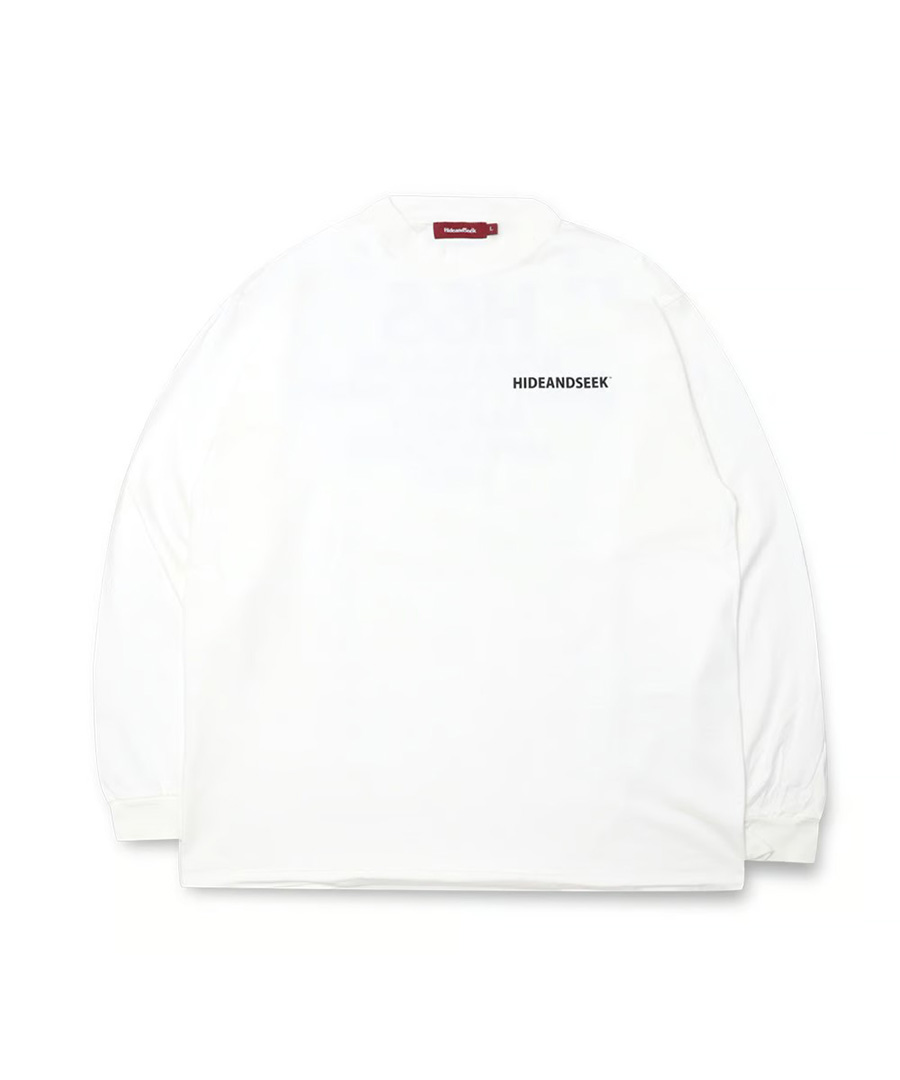 HIDEANDSEEK(ハイドアンドシーク) ロングスリーブTシャツ H&S Logo L/S