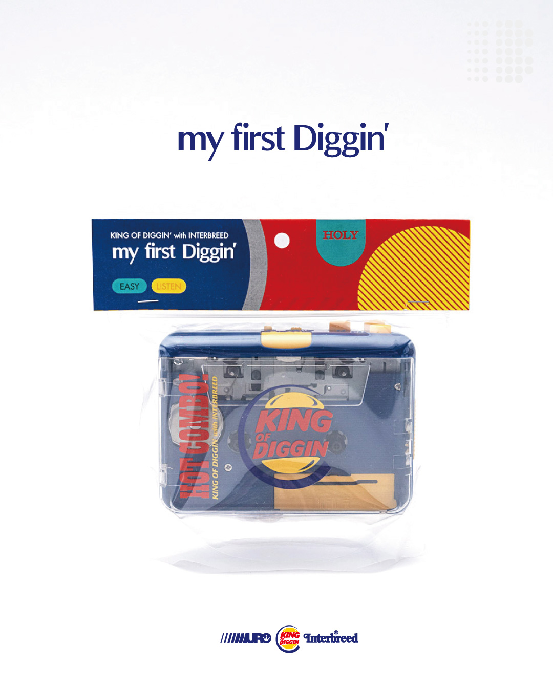 INTERBREED(インターブリード) カセットプレイヤーKING OF DIGGIN' x