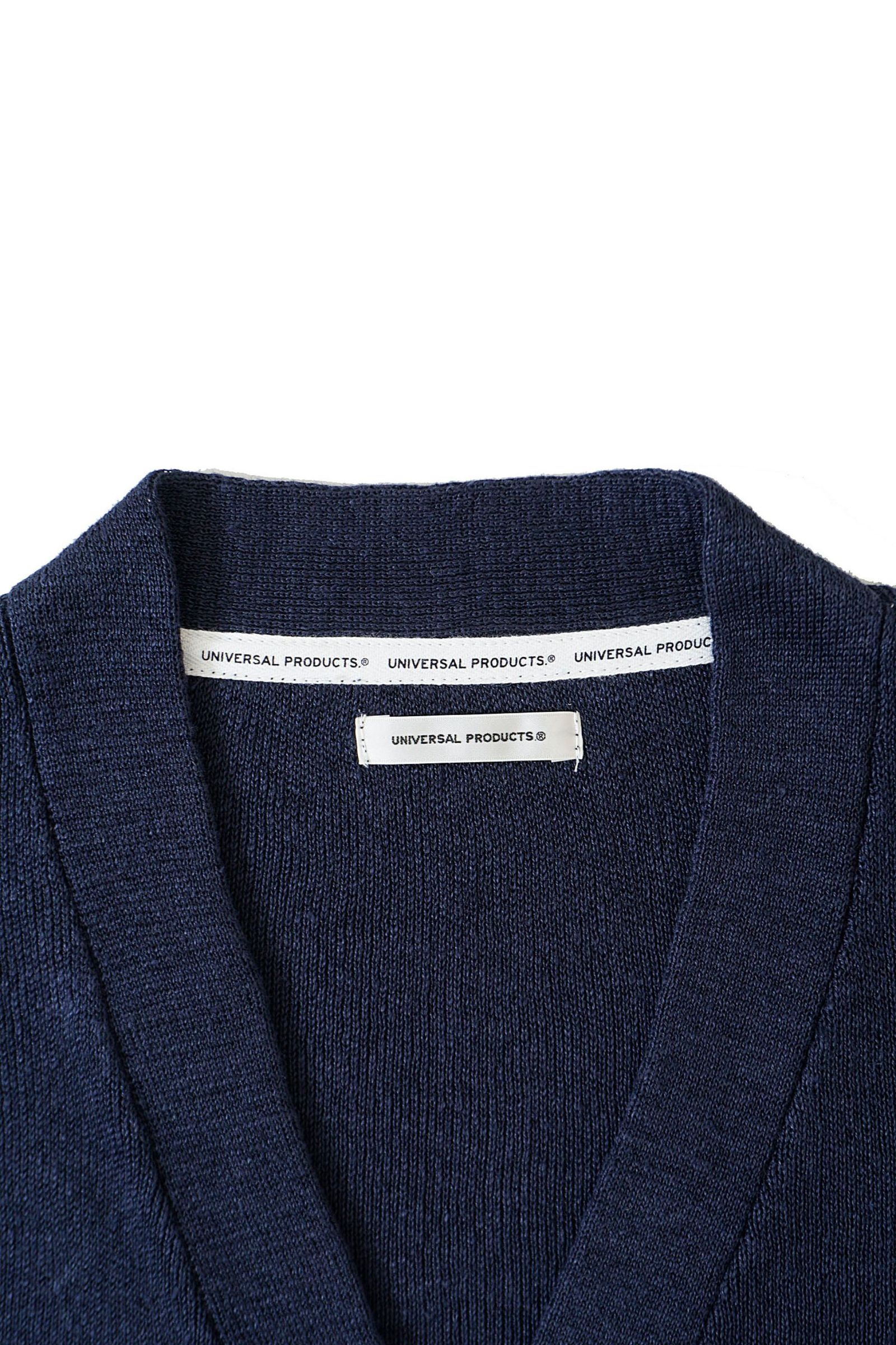 UNIVERSAL PRODUCTS - HEMP KINT CARDIGAN | NAVY | カーディガン
