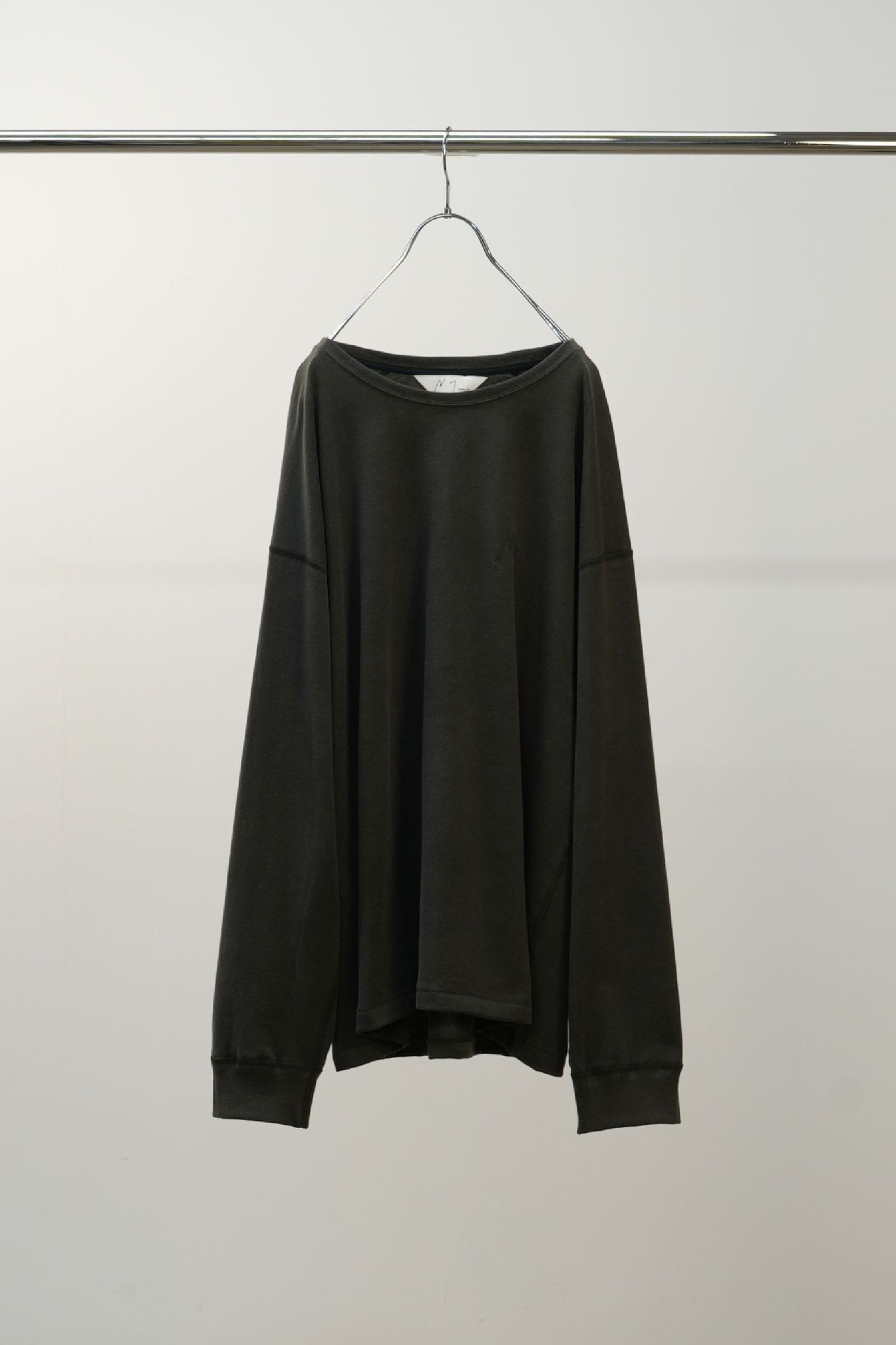 ANCELLM - UNEVENNESS LS T-SHIRT | BLACK | カットソー | NapsNote