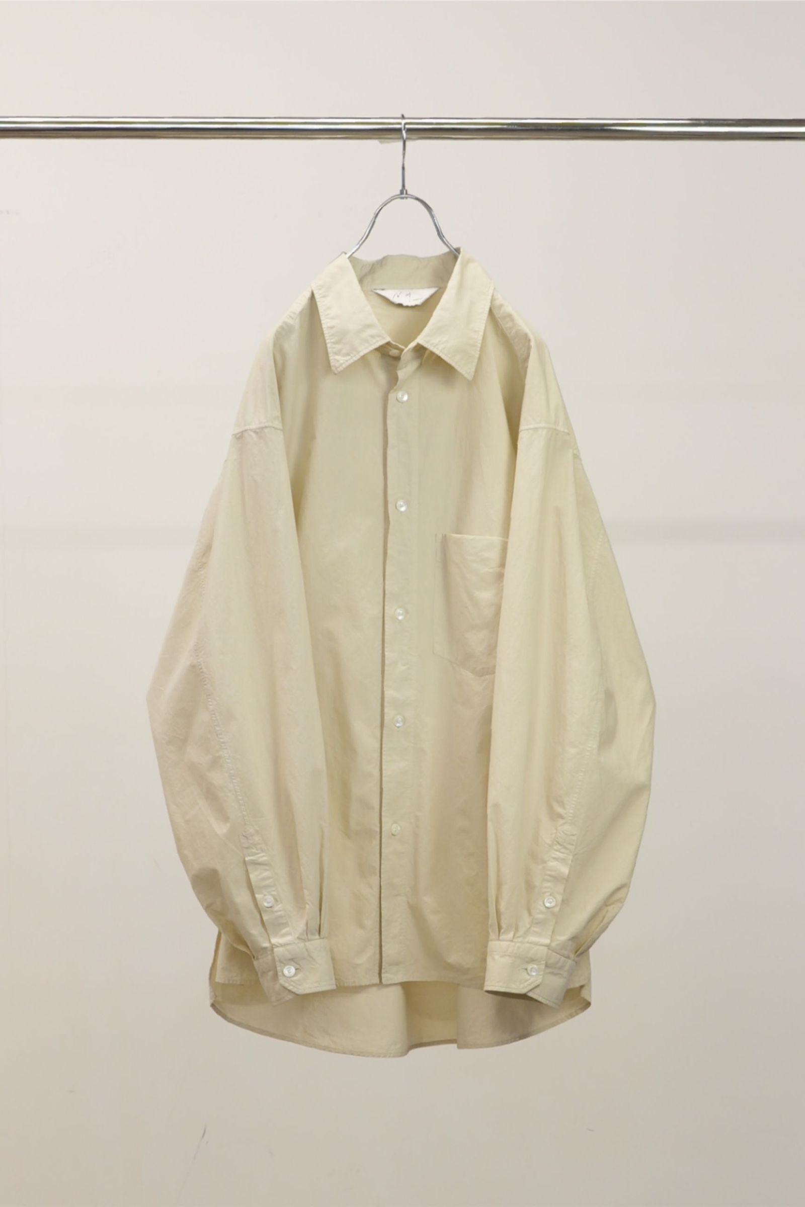 ANCELLM - [ラスト1点] SHRINK OVER SHIRT | D.CREAM | シャツ | NapsNote