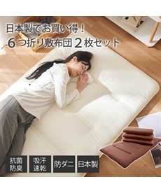 コンパクトに収納可能！プロファイルウレタン入り3層敷布団（防ダニ