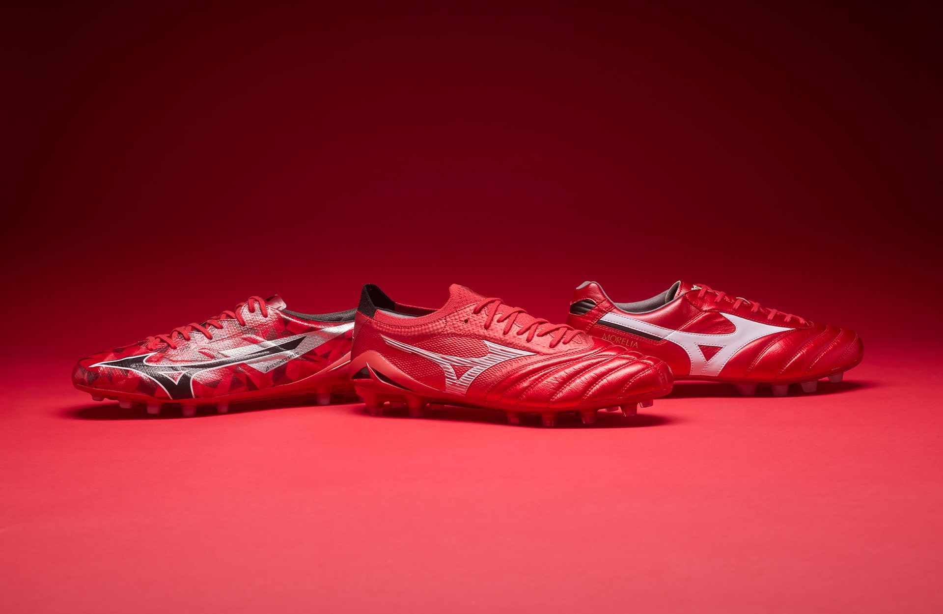 Mizuno Present Striking 'Ruby Red' Pack - SoccerBible