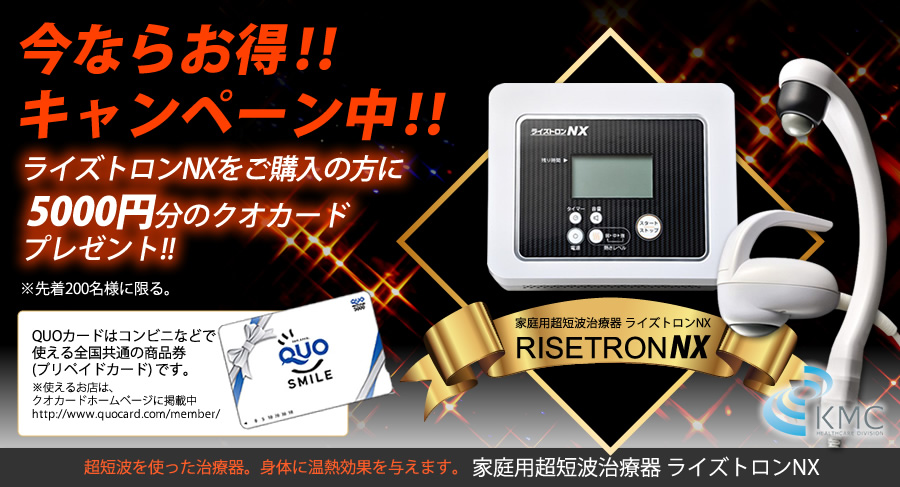 家庭用超短波治療器「ライズトロンNX」【超短波治療器】 美容・健康