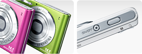 DSC-W320 特長 : カジュアルデザイン | デジタルスチルカメラ Cyber