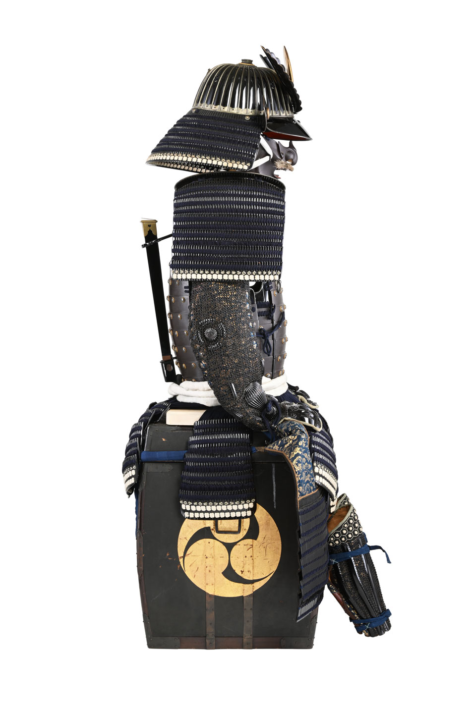 甲冑/鎧 鉄錆色漆塗鋲綴桶側五枚胴具足（BU-020125）｜刀・日本刀の