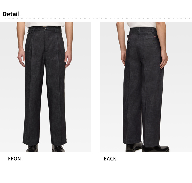 8オンスセルヴィッチデニム トラウザーパンツ 桃太郎ジーンズ MXPT6000