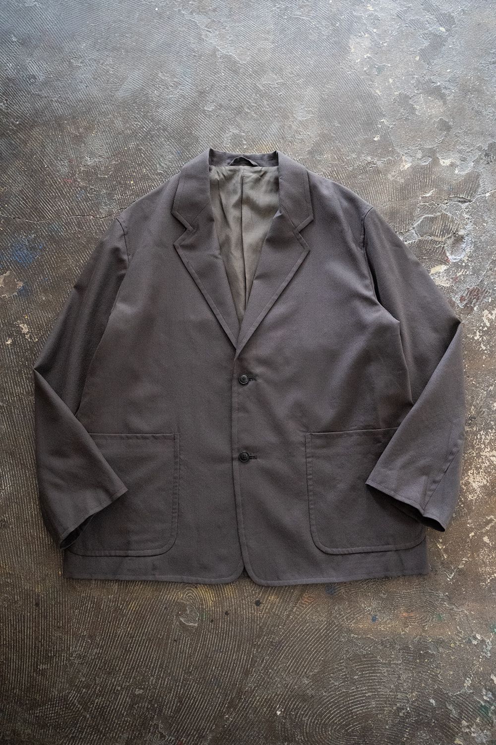 STILL BY HAND - 【ラスト1点】【24AW】2Bウールジャケット(DUSTY