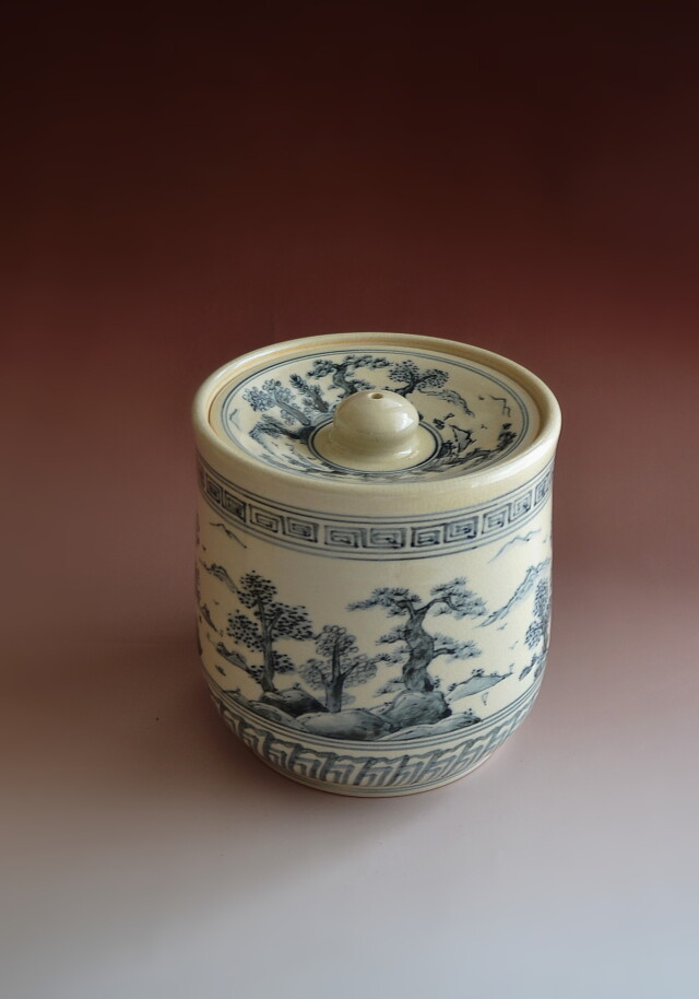 Antique Sam's Collection 山水水指 加藤唐三郎 茶道具