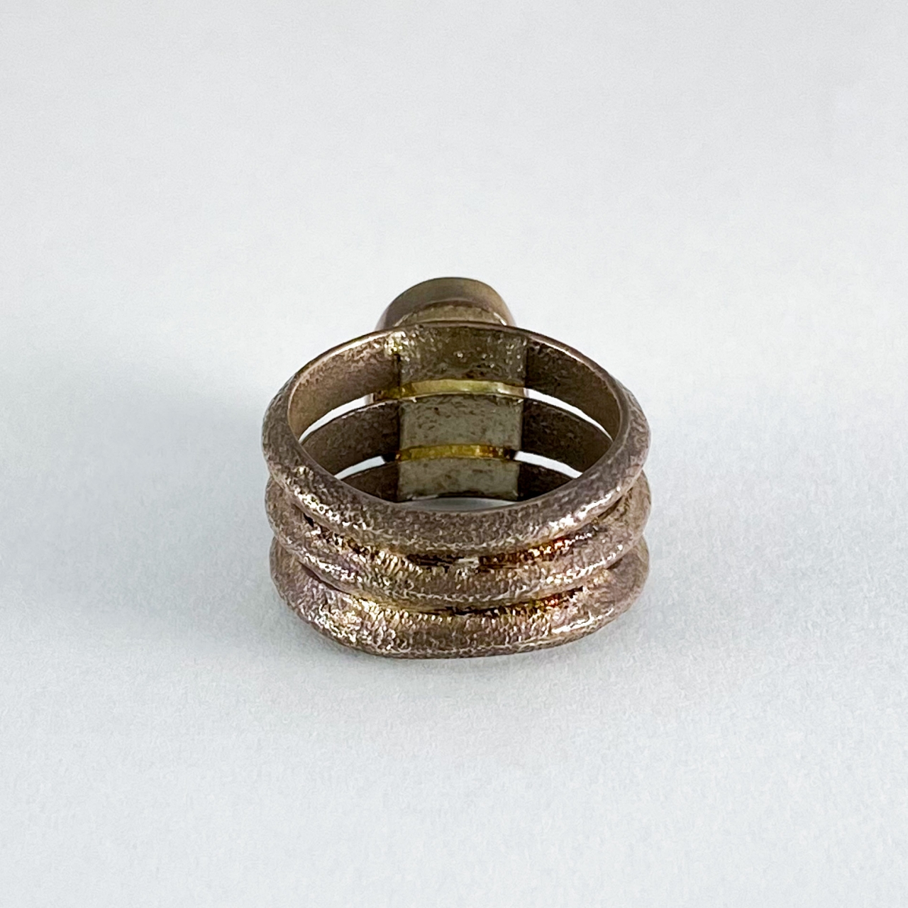 Darryl Dean Begay Lone Mt. ring 335 | ターコイズ・メンズシルバー