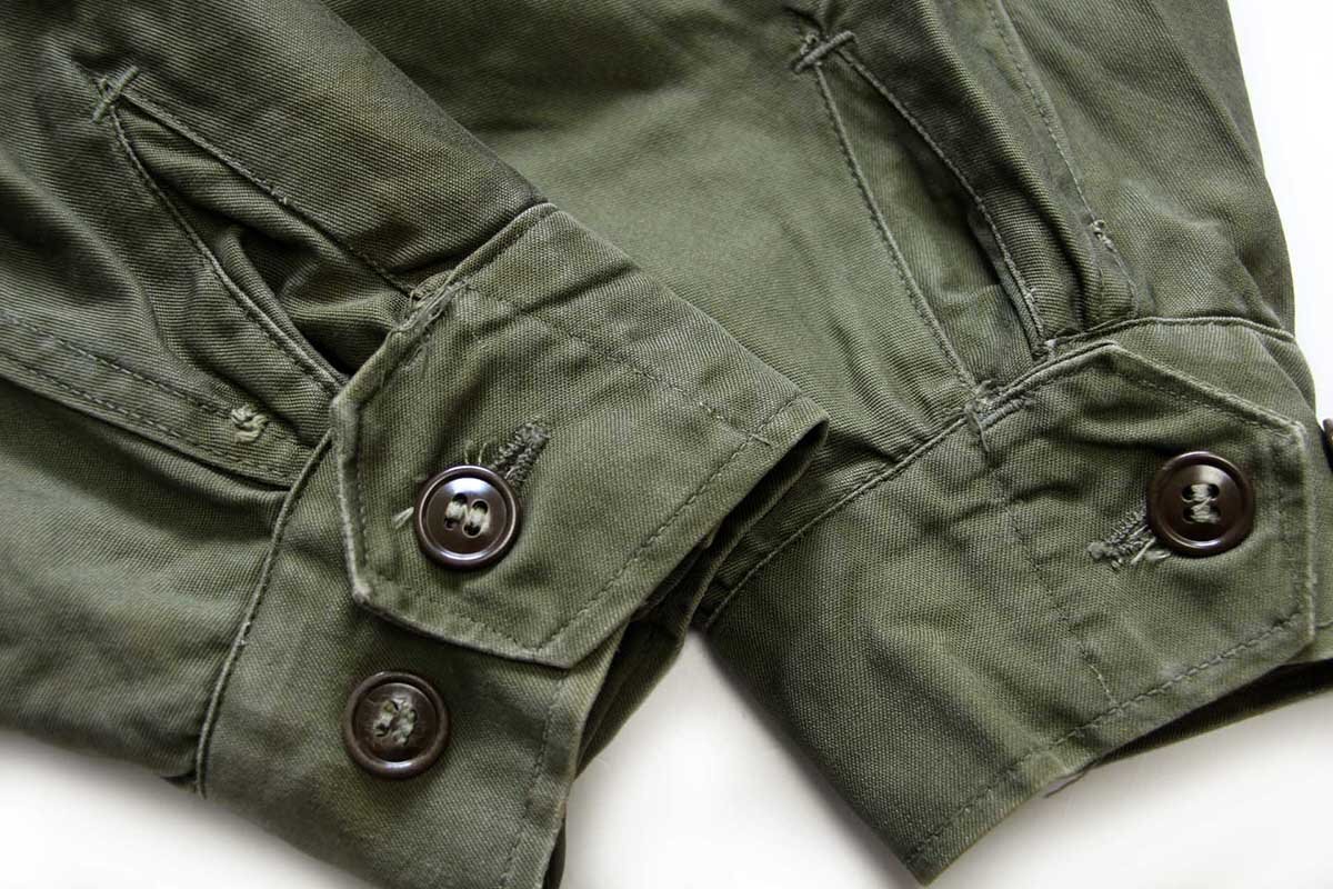 50s 米軍 U.S.ARMY パッチ付き M-51 フィールドジャケット オリーブ