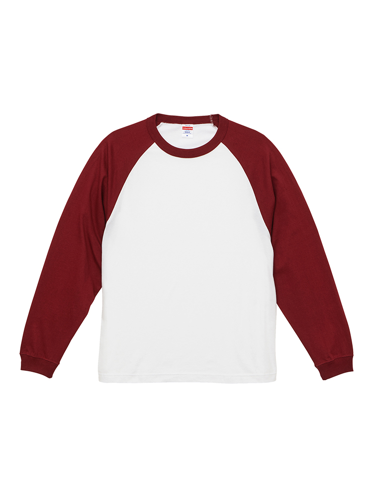 オリジナルTシャツをCB-5048: 5.6oz ラグラン ロングスリーブ Tシャツ