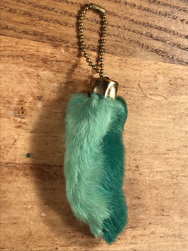 Rabbit Foot Lucky Charm Keychain ラビットラッキーチャーム