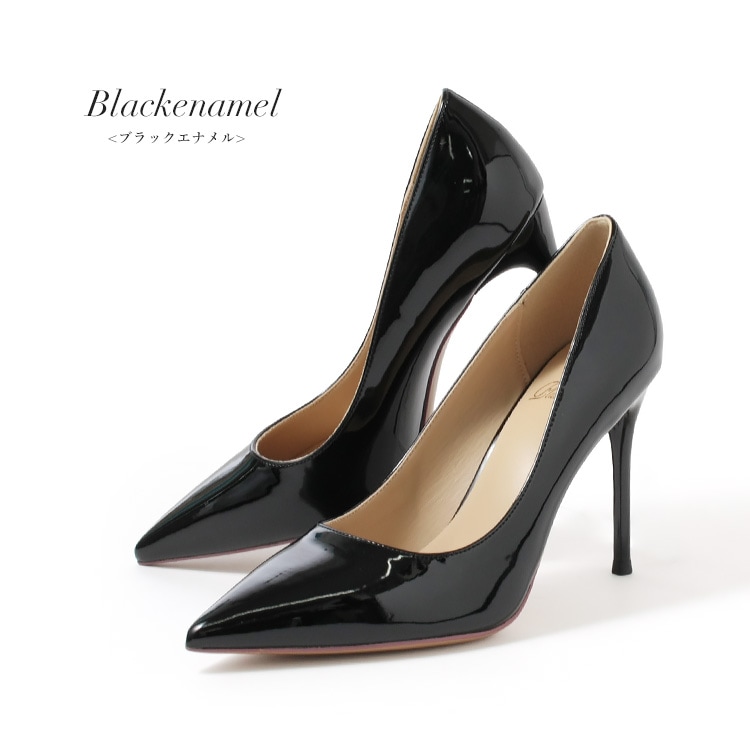 COMEX】 2color/ 10cmヒール/ エナメル/ ポインテッドトゥ/ ハイヒール