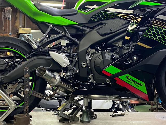 2022 Ninja ZX-25R / SE (2BK-ZX250E) POWERBOX FULL チタンブルー