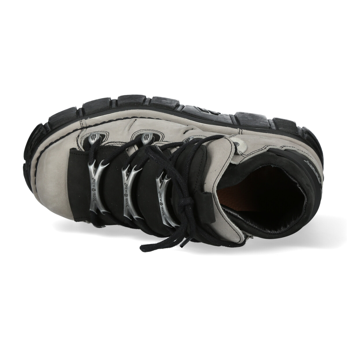 ⭐即納⭐M-106-C96 / グレー / 厚底スニーカー / 本革【NEW ROCK