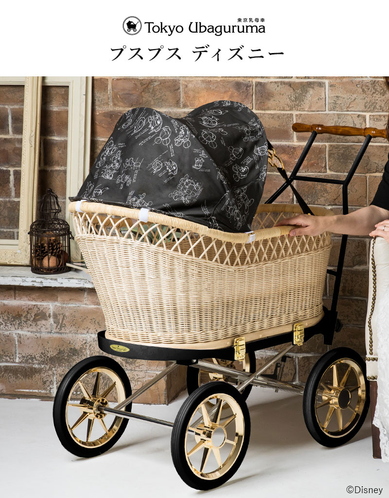 東京乳母車プスプス双子も乗れる