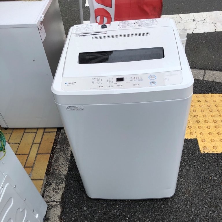 埼玉県三郷市】マクスゼン 全自動洗濯機 JW55WP01（洗濯5.5kg・2021年