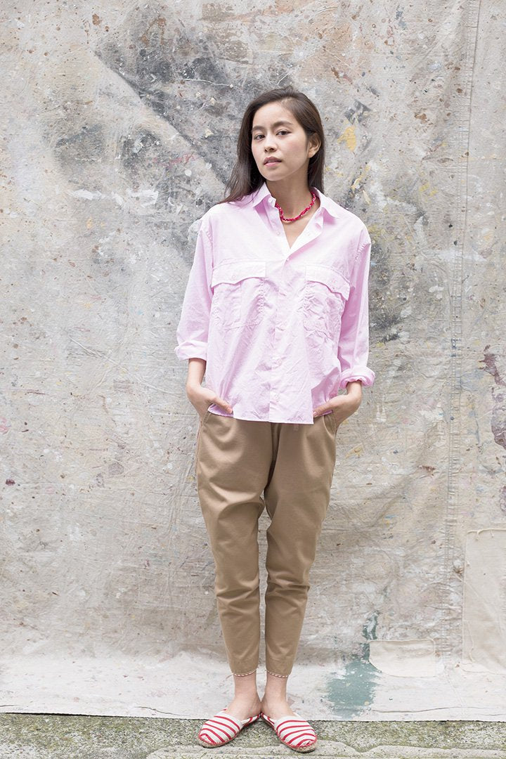 Porter Classic - ROLL UP SHIRT - WHITE – PHAETON