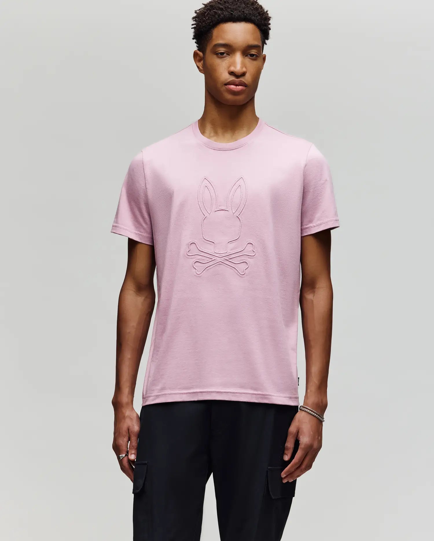 Men's Remy Graphic Tee in Pink | Psycho Bunny