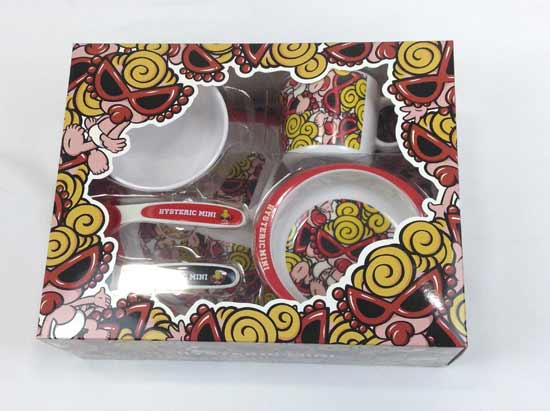 ヒステリックミニ（HYSTERIC MINI） JAM PACKED柄メラミンダイニング